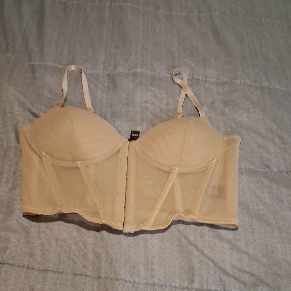 Say What? Cream Bustier